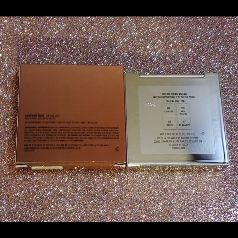 The Real Deal COLOR BOSS SQUAD Eyeshadow 4-Pan Eye Color Palette IL MAKIAGE - Picture 7 of 7